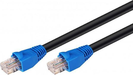 Microconnect U/UTP Cat.6 (Gigabit) Καλώδιο Δικτύου Ethernet εξωτερικού χώρου χωρίς ακροδέκτες 60m Μαύρο