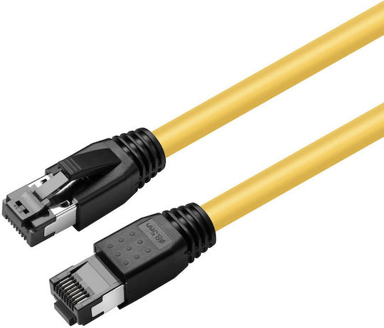 Microconnect S/FTP Cat.8.1 Καλώδιο Δικτύου Ethernet 1m Κίτρινο