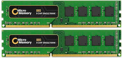 CoreParts 8GB DDR3 RAM με 2 Modules (2x4GB) και Ταχύτητα 1600 για Desktop