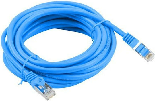 Lanberg U/UTP Cat.6 (Gigabit) Καλώδιο Δικτύου Ethernet 10m Μπλε