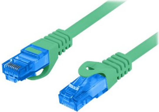 Lanberg S/FTP Cat.6a (Gigabit) Καλώδιο Δικτύου Ethernet 5m Πράσινο