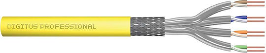 Digitus S/FTP Cat.7a 10Gbps Network Cable Ethernet Unterminated 500m Yellow