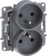 Legrand Niloe Power Socket Gray 1pcs