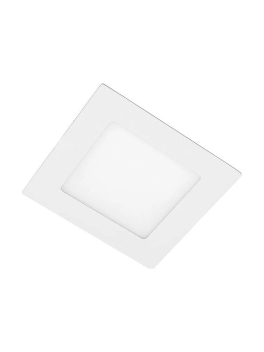 Gtv Rotund Metalic Spot Încorporat cu LED Integrat și Lumină Alb Cald Alb 1buc