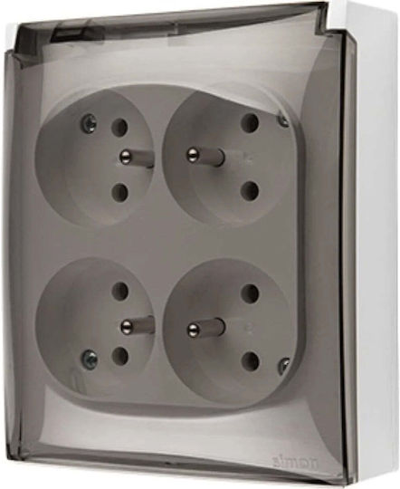 Kontakt-Simon Power Socket Transparent 1pcs