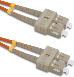 Qoltec 54012 Optische Faser SC/UPC-SC/UPC 3m Orange