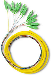 Qoltec Optical Fiber 2m Yellow