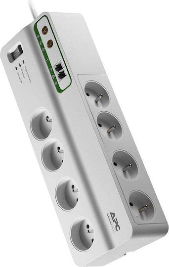 APC Power Strip 8 Positions with Switch and Cable 3m