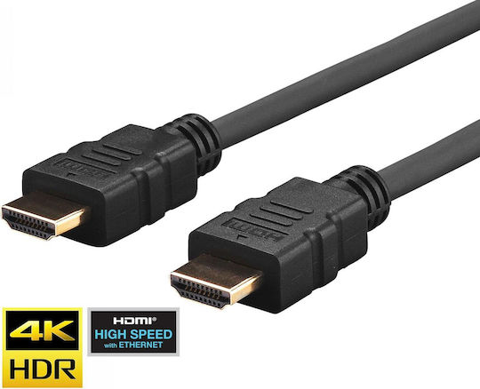 Vivolink Cable HDMI male - HDMI male 10m Μαύρο