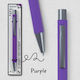 IF Pen Ballpoint Purple with Purple Ink 43104