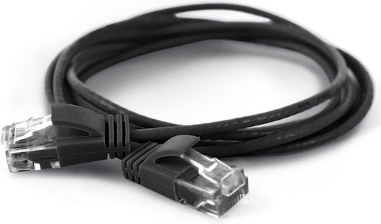 Wantec U/UTP Cat.6a Netzwerkkabel Ethernet 25m Schwarzes