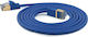 Wantec U/UTP Кат.7 (10Gbps) Мрежов Кабел Ethernet 10м Син