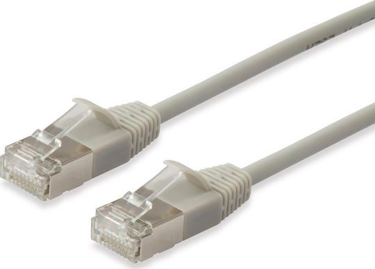 Equip S/FTP Cat.6a (Gigabit) Мрежов Кабел Ethernet 5м Бежов