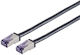 Lanview S/FTP Kat.6a Ethernet-Netzwerkkabel 1m Schwarz 1Stück