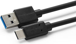 Microconnect USB 3.0 Cable USB-C male - USB-A Μαύρο 1.5m (USB3.2CA1.5)