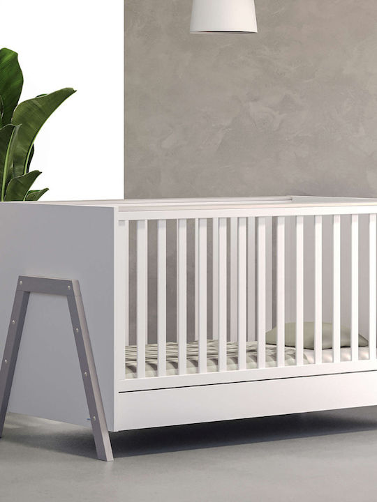 Casababy Baby Crib Gray for Mattress 70x140cm
