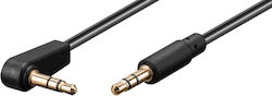 Microconnect 3.5mm Jack Cable - 3.5mm Jack Male Black 0.5m Microconnect 3.5mm Jack Cable - 3.5mm Jack Male Black 0.5m