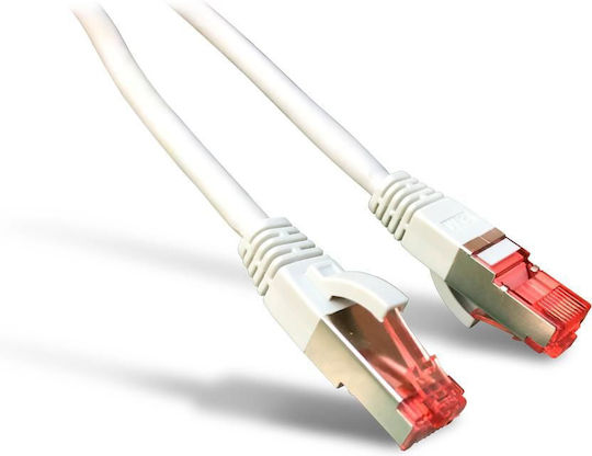 Garbot S/FTP Cat.6 (Gigabit) Καλώδιο Δικτύου Ethernet 10m Γκρι