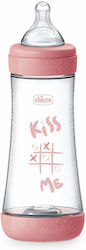 Chicco Perfect 5 Πλαστικό με Θηλή Σιλικόνης για 4+ μηνών 300ml