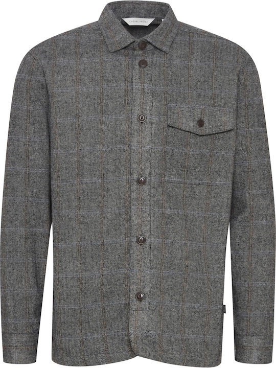 Μακρυμάνικo Overshirt Γκρι