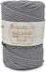 Handibrand Macrame Cotton Yarn for Bags Gray 500g