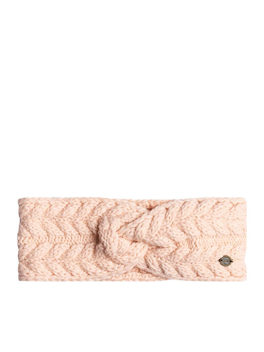 Pink Breath Headband Knitted in Pink color