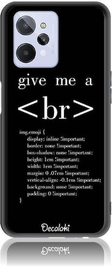 Give Me A Break Html Code Back Cover Silicone Multicolour (Nokia C31Realme C31)
