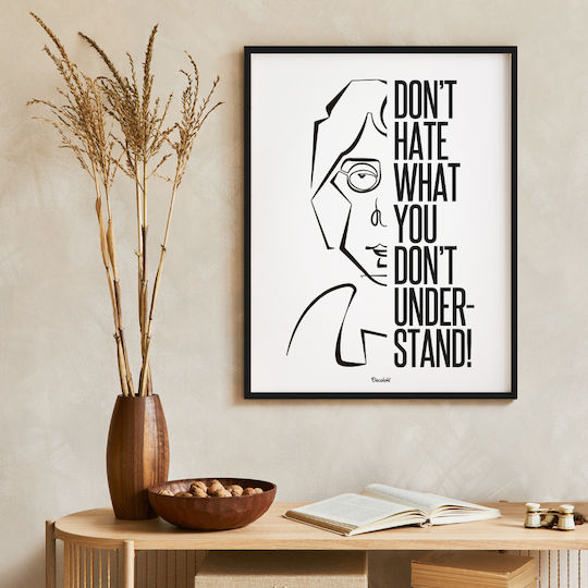 Don’t Hate Κάδρο Χάρτινο 20x30cm