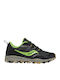 Peregrine 12 Shield Kids Sports Shoes Running with Laces Black