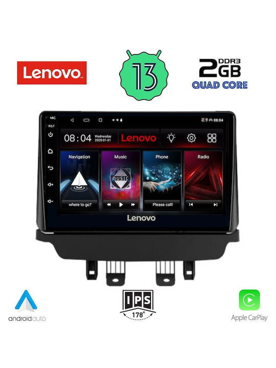 Lenovo Ηχοσύστημα Αυτοκινήτου για Mazda 2 2014> (Bluetooth/USB/WiFi/GPS/Apple-Carplay/Android-Auto) με Οθόνη Αφής 9"
