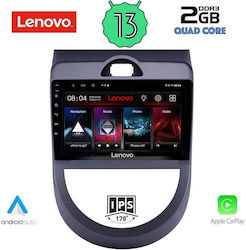 Lenovo Sistem Audio Auto pentru Kia Suflet 2008-2013 (Bluetooth/USB/WiFi/GPS/Apple-Carplay/Android-Auto) cu Ecran Tactil 9"