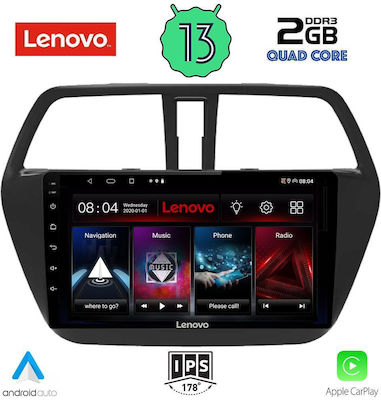 Lenovo Sistem Audio Auto pentru Suzuki SX4 2014> (Bluetooth/USB/WiFi/GPS/Apple-Carplay/Android-Auto) cu Ecran Tactil 9"