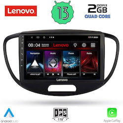 Lenovo Car-Audiosystem für Hyundai i10 2008-2013 (Bluetooth/USB/WiFi/GPS/Apple-Carplay/Android-Auto) mit Touchscreen 9"