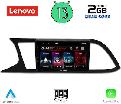 Lenovo Car-Audiosystem für Seat Leon 2012-2021 (Bluetooth/USB/WiFi/GPS/Apple-Carplay/Android-Auto) mit Touchscreen 9"