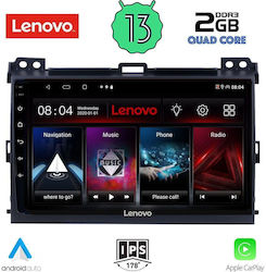 Lenovo Car Audio System for Toyota Land Cruiser 2002-2008 (Bluetooth/USB/WiFi/GPS/Apple-Carplay/Android-Auto) with Touch Screen 9"
