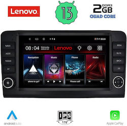 Lenovo Ηχοσύστημα Αυτοκινήτου για Mercedes-Benz ML 2005-2011 (Bluetooth/USB/WiFi/GPS/Apple-Carplay/Android-Auto) με Οθόνη Αφής 9"