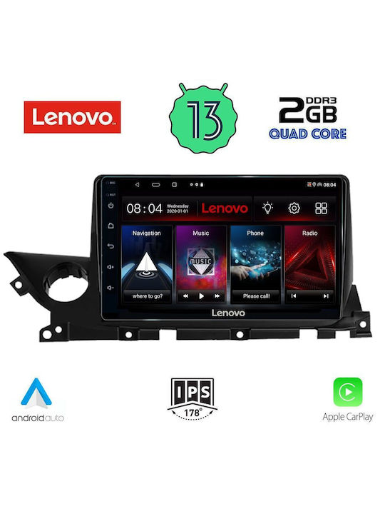 Lenovo Ηχοσύστημα Αυτοκινήτου για Mazda 6 2021> (Bluetooth/USB/WiFi/GPS/Apple-Carplay/Android-Auto) με Οθόνη Αφής 9"