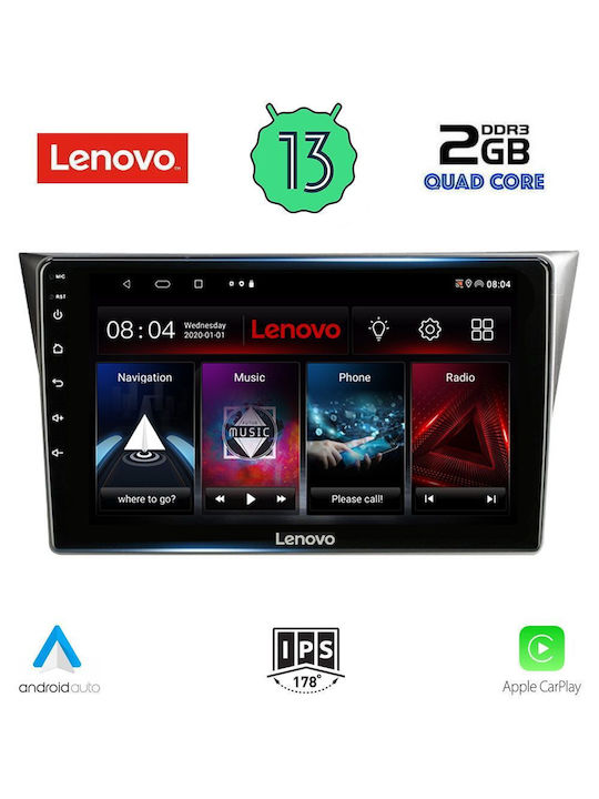 Lenovo Car-Audiosystem für Subaru Impreza 2002-2008 (Bluetooth/USB/WiFi/GPS/Apple-Carplay/Android-Auto) mit Touchscreen 9"