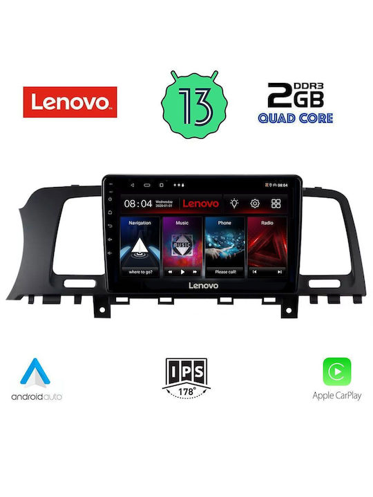Lenovo Sistem Audio Auto pentru Nissan Murano 2007-2014 (Bluetooth/USB/WiFi/GPS/Apple-Carplay/Android-Auto) cu Ecran Tactil 9"