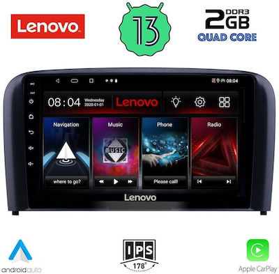 Lenovo Sistem Audio Auto pentru Volvo S80 1999-2006 (Bluetooth/USB/WiFi/GPS/Apple-Carplay/Android-Auto) cu Ecran Tactil 9"