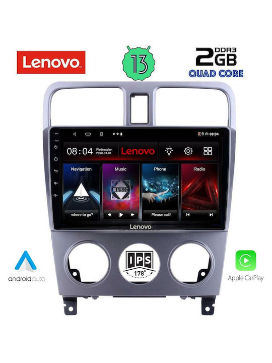 Lenovo Car-Audiosystem für Subaru Forstwirt 2002-2008 (Bluetooth/USB/WiFi/GPS/Apple-Carplay/Android-Auto) mit Touchscreen 9"