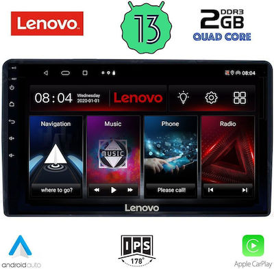 Lenovo Ηχοσύστημα Αυτοκινήτου 2008-2018 (Bluetooth/USB/WiFi/GPS/Apple-Carplay/Android-Auto) με Οθόνη Αφής 9"