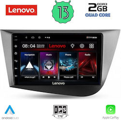 Lenovo Car-Audiosystem für Seat Leon 2005-2012 (Bluetooth/USB/WiFi/GPS/Apple-Carplay/Android-Auto) mit Touchscreen 9"