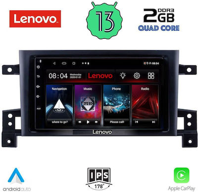 Lenovo Sistem Audio Auto pentru Suzuki Grand Vitara 2005-2015 (Bluetooth/USB/WiFi/GPS/Apple-Carplay/Android-Auto) cu Ecran Tactil 9"