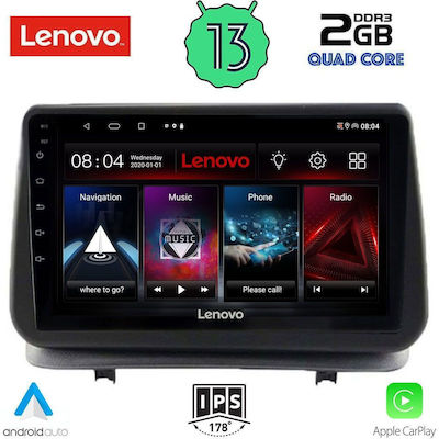Lenovo Ηχοσύστημα Αυτοκινήτου για Renault Clio 2005-2011 (Bluetooth/USB/WiFi/GPS/Apple-Carplay/Android-Auto) με Οθόνη Αφής 9"