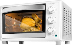 Cecotec Bake & Toast 3090 Gyro Ηλεκτρικό Φουρνάκι 30lt Χωρίς Εστίες με Αέρα Λευκό