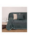 Viopros 2213 Фотьойл Throw 2 Страни Шенил 150x180см Кипарис