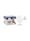 Excellent Houseware Σετ Ποτήρια Κοκτέιλ/Ποτού / Καφέ/Freddo από Γυαλί σε Καφέ Χρώμα 350ml 4τμχ