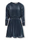 Children's Dress Long Sleeve Gray