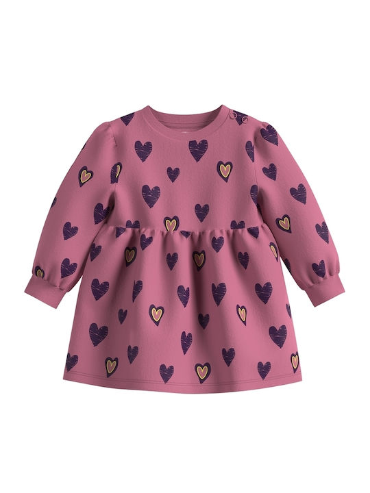 Girls Dress Long Sleeve Purple